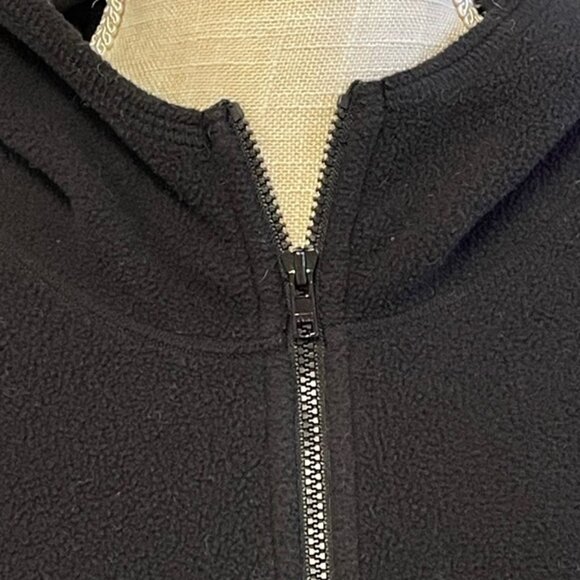 Marmot Polartec Women's Hooded Fleece Jacket - Black - Size L - GUC - Picture 4 of 7